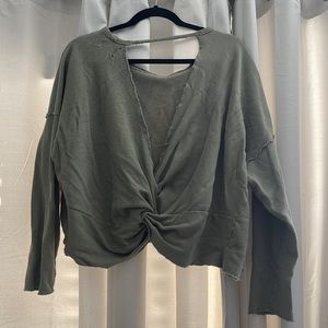 Aerie sweatshirt with open back